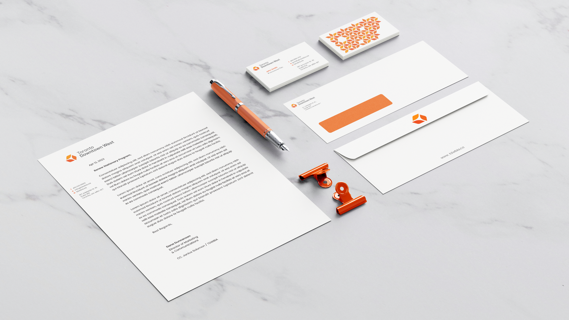 Toronto Downtown West Branding | Kramer Design Associates